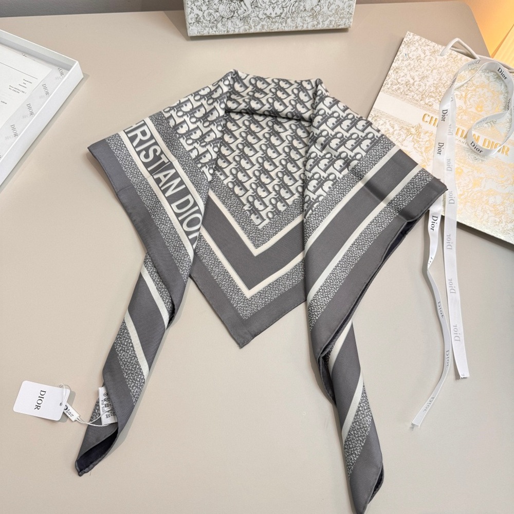 Dior Silk Square Scarf - Picture 3 of 8